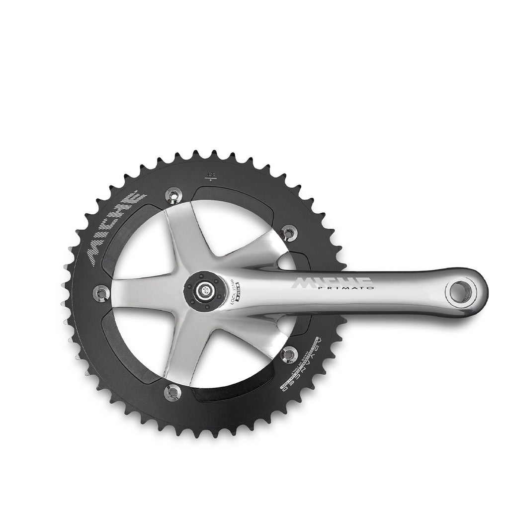Primato Pista Track Crankset Silver
