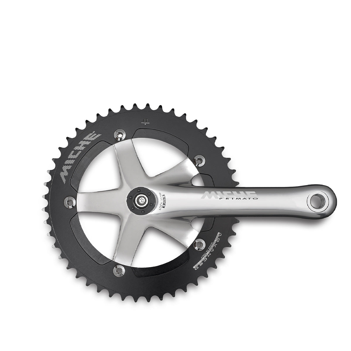 Primato Pista Track Crankset Silver