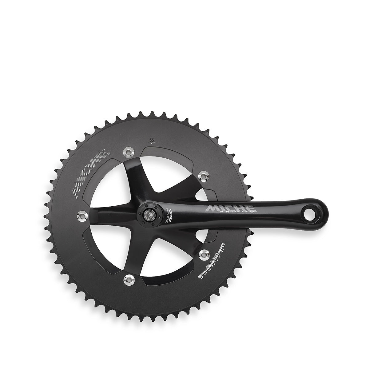 Primato Pista Track Crankset Black